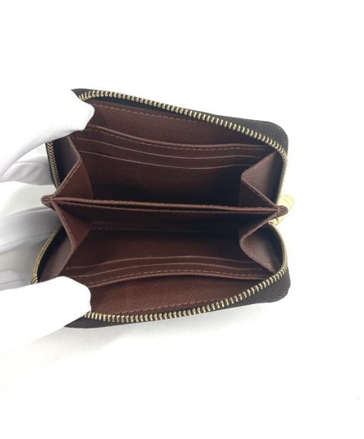 Louis Vuitton Monogram Brown Zippy Coin Purse Wallet 4