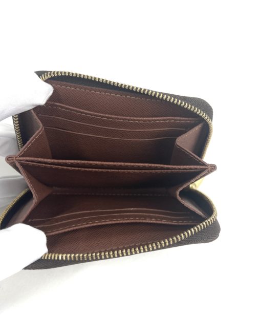 Louis Vuitton Monogram Brown Zippy Coin Purse Wallet 13