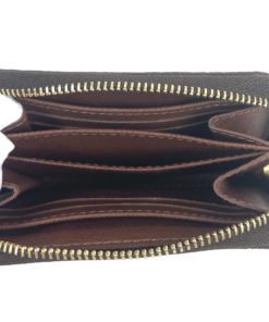 Louis Vuitton Vintage Monogram Brown Canvas Tresor Wallet Coin Purse Cloth  ref.1004524 - Joli Closet