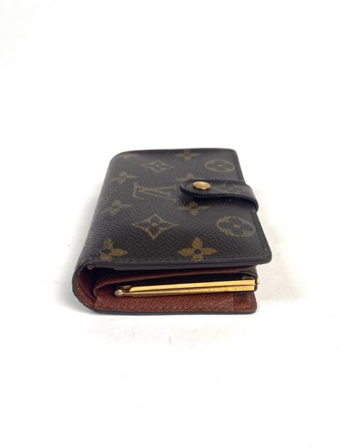 Louis Vuitton Monogram Brown French Kisslock Wallet 7