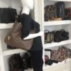 Louis Vuitton Damier Ebene Brown Delightful MM 3