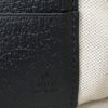 Gucci Black Leather Bee Star Motif Wristlet Pouch 17