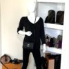 Gucci Black Leather Blind For Love Animalier Bee Shoulder Bag 4