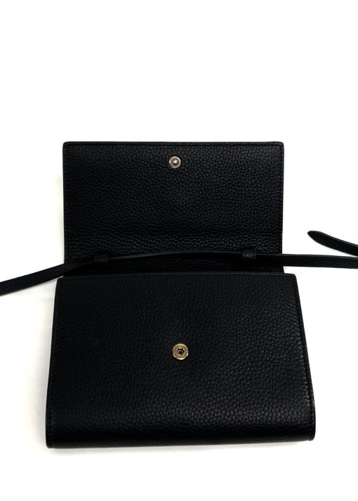 Gucci Black Leather Blind For Love Animalier Bee Shoulder Bag 11