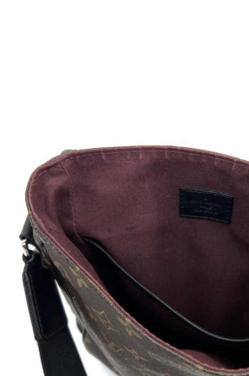 Louis Vuitton Monogram Black Leather Macassar Bass PM  21