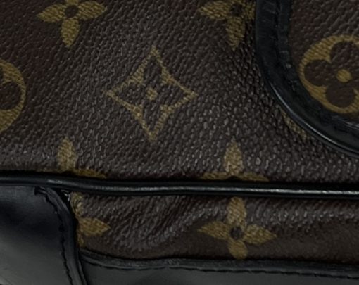 Louis Vuitton Monogram Black Leather Macassar Bass PM  22