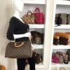 Louis Vuitton Monogram Speedy 35 Bandouliere and LV Aur Girolata Bundle 3