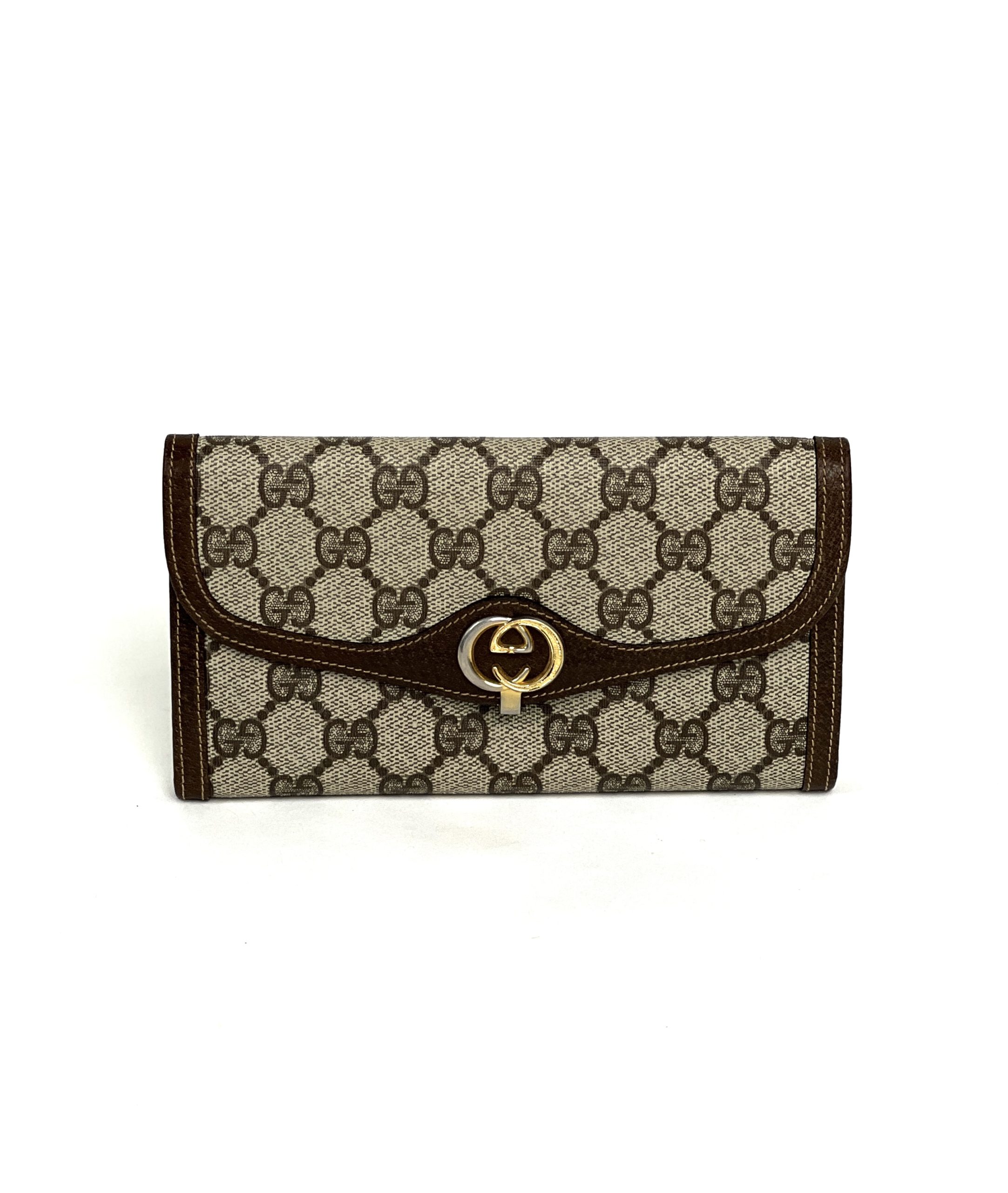 Gucci Vintage Light Pink Limited Edition GG Marmont Floral Compact Wallet, Best Price and Reviews