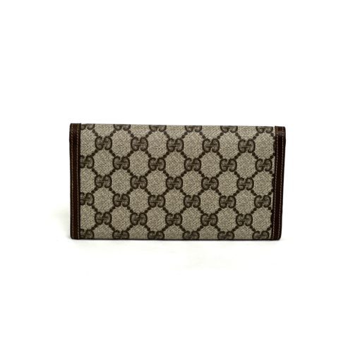 Gucci GG 1960s Vintage Centerfold Brown Wallet 2