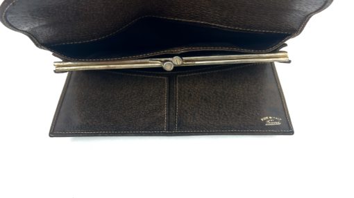 Gucci GG 1960s Vintage Centerfold Brown Wallet 10