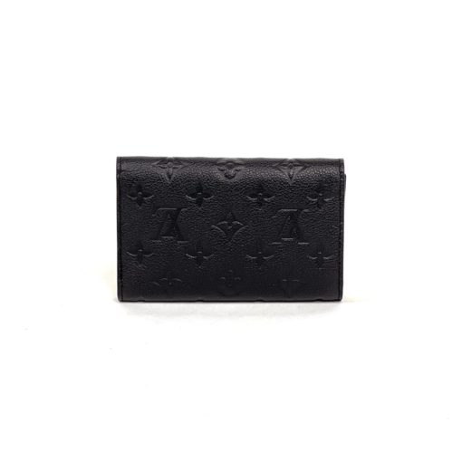 Louis Vuitton Black Empreinte Leather Compact Curieuse Wallet 4
