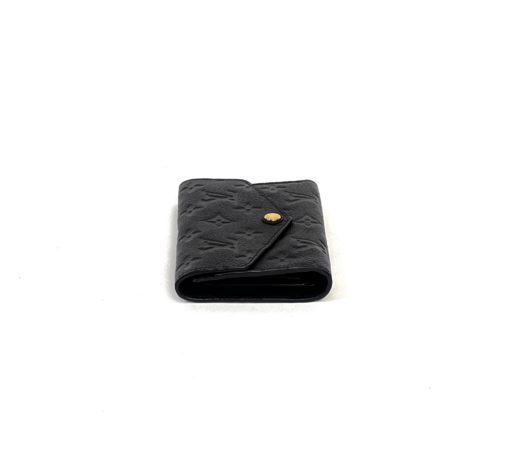 Louis Vuitton Black Empreinte Leather Compact Curieuse Wallet 21