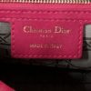 Christian Dior Lady Dior Hot Pink Lambskin Cannage Medium Shoulder Bag  16
