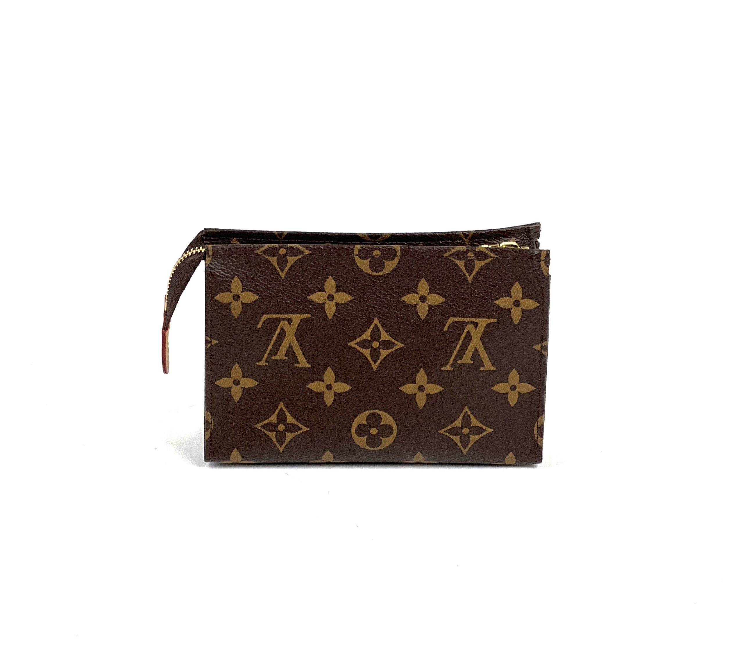 Louis Vuitton Toiletry Pouch 15 Monogram Brown in Coated Canvas