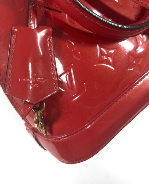 Louis Vuitton Monogram Vernis Leather Cherry Alma BB 12