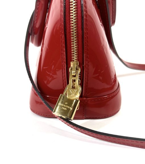 Louis Vuitton Monogram Vernis Leather Cherry Alma BB 13