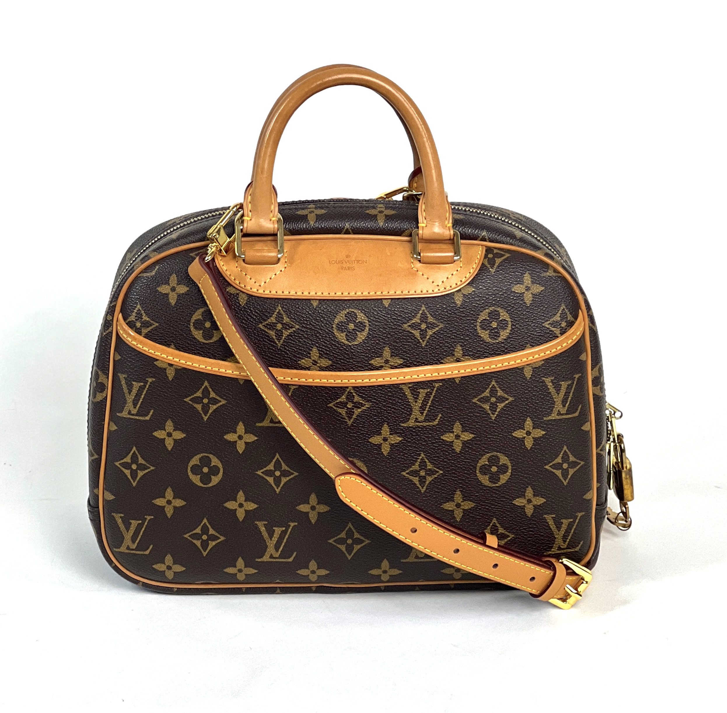 LOUIS VUITTON TROUVILLE PM//REVIEW// WHAT WILL FIT INSIDE