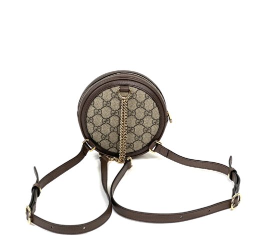 Gucci Ophidia Supreme Canvas Mini Round Backpack 8