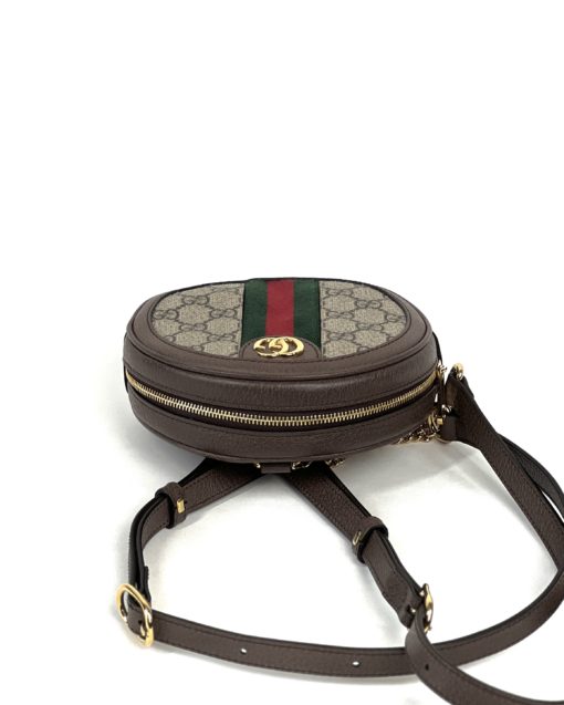 Gucci Ophidia Supreme Canvas Mini Round Backpack 11