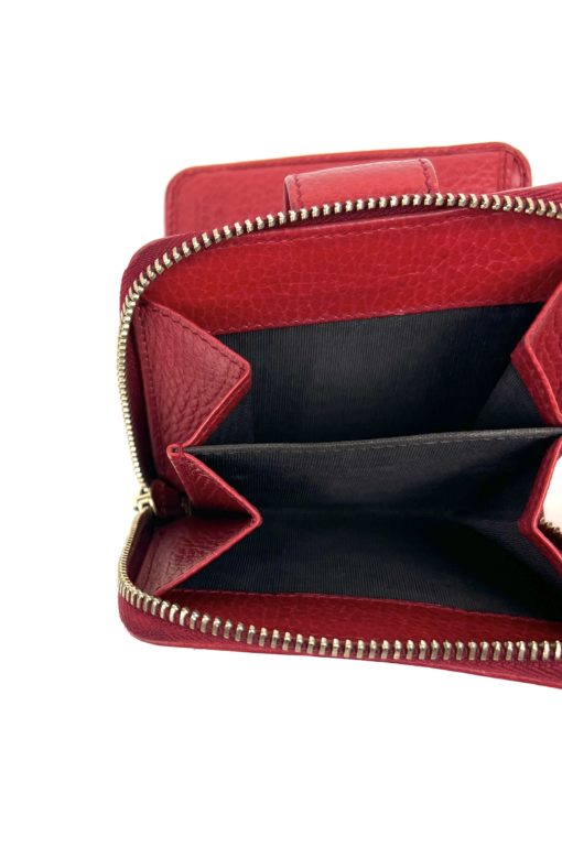 Gucci Red Compact Bi-fold Wallet 12
