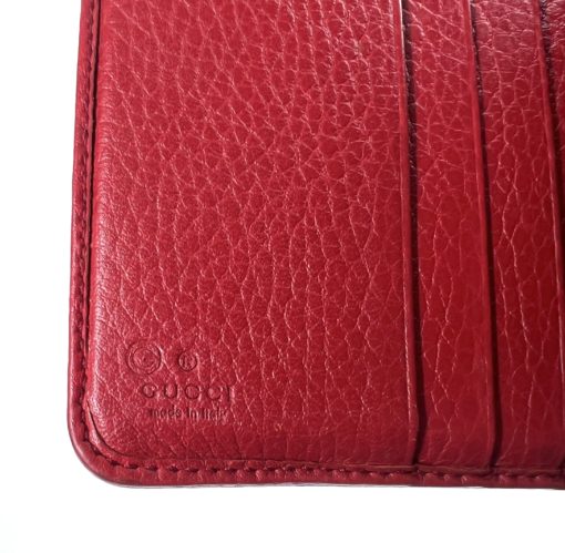 Gucci Red Compact Bi-fold Wallet 16