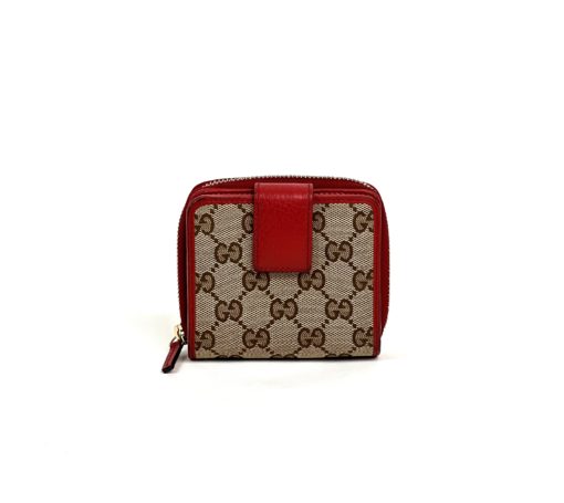 Gucci Red Compact Bi-fold Wallet