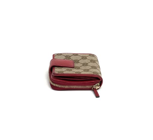 Gucci Red Compact Bi-fold Wallet 7