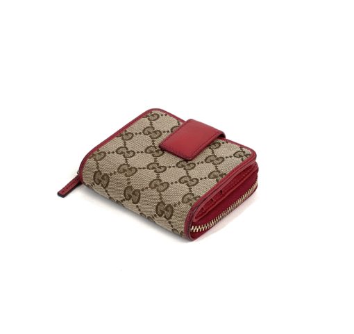 Gucci Red Compact Bi-fold Wallet 6