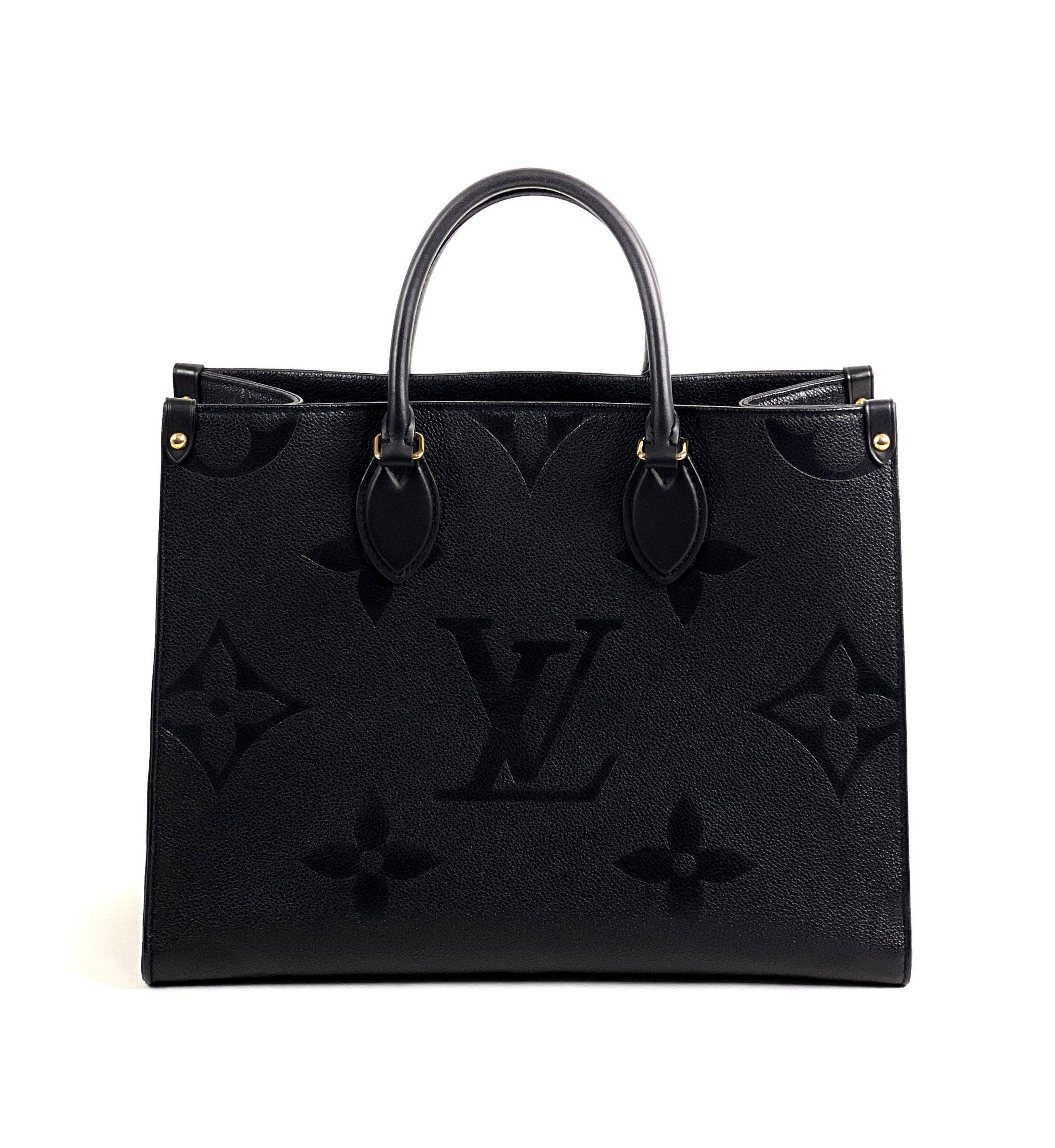Louis Vuitton Onthego mm Black/Beige Monogram Empreinte