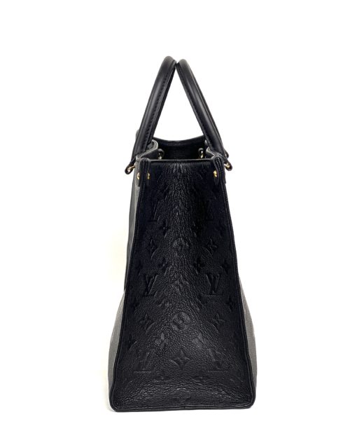 Louis Vuitton Monogram Empreinte Black Leather Onthego MM 10