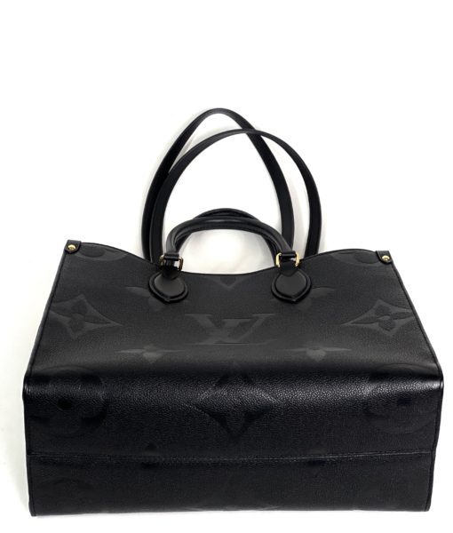 Louis Vuitton Monogram Empreinte Black Leather Onthego MM 13