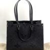 Louis Vuitton Monogram Empreinte Black Leather Onthego MM 6