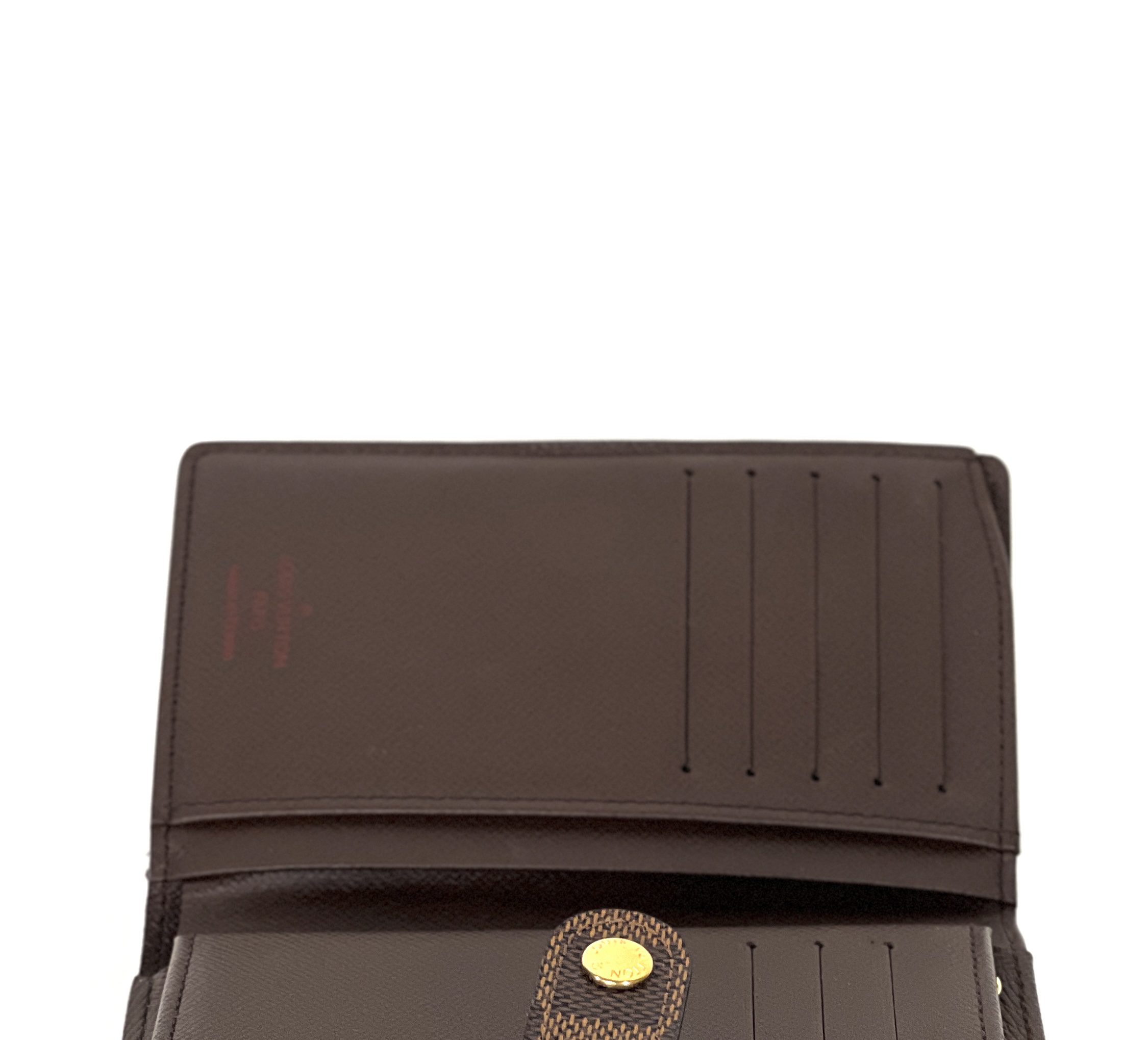 Authentic Louis Vuitton Black EPI Leather Medium French Wallet