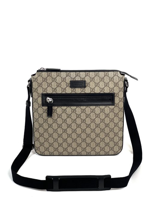 Gucci GG Supreme Eden Zip Crossbody Messenger Bag
