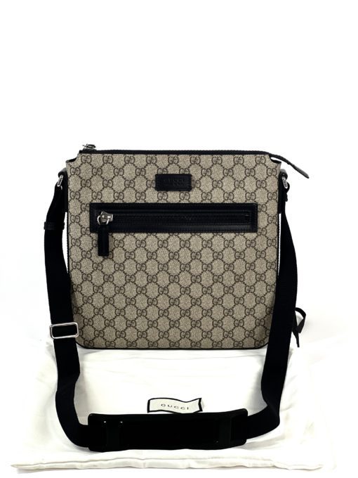 Gucci GG Supreme Eden Zip Crossbody Messenger Bag 5