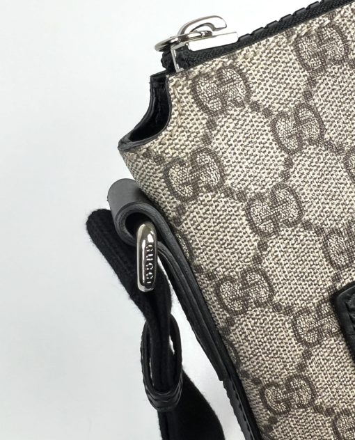 Gucci GG Supreme Eden Zip Crossbody Messenger Bag 19