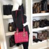 Christian Dior Lady Dior Hot Pink Lambskin Cannage Medium Shoulder Bag  13