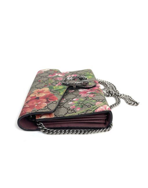 Gucci GG Supreme Mini Dionysus Blooms Wallet-On-Chain Bag 8