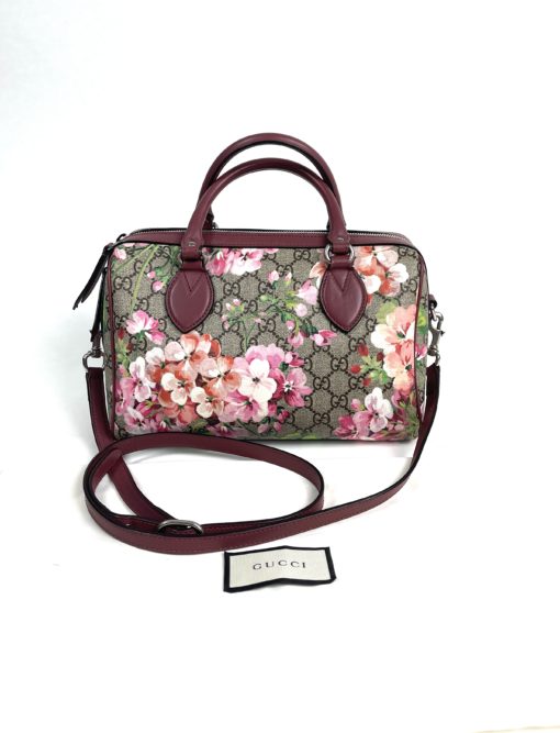 Gucci Blooms Supreme Boston Bag Crossbody 3