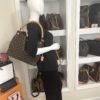 Louis Vuitton Gaia Monogram Tote with Cerise Red 4