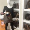 Louis Vuitton Gaia Monogram Tote with Cerise Red 2
