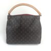 Louis Vuitton Gaia Monogram Tote with Cerise Red 9