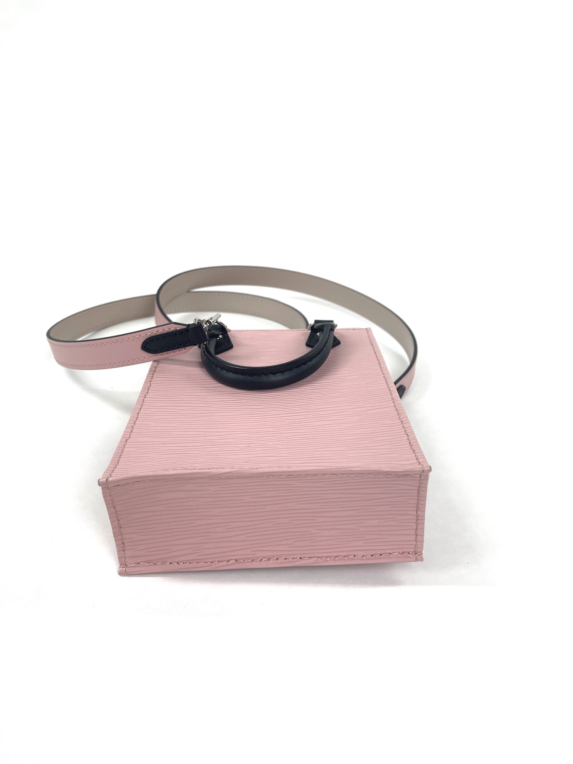 Louis+Vuitton+Petit+Sac+Plat+Satchel+Top+Handle+Bag+Pastel+Pink+