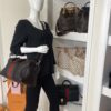Gucci Joy Dark Brown Leather Web Boston Bag with long strap 3