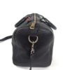 Gucci Joy Dark Brown Leather Web Boston Bag with long strap 24