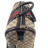Gucci Web Original Logo Boston Bag Brown Beige 11
