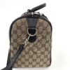 Gucci Web Original Logo Boston Bag Brown Beige 9