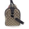 Gucci Web Original Logo Boston Bag Brown Beige 8