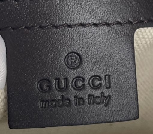 Gucci Web Original Logo Boston Bag Brown Beige 25