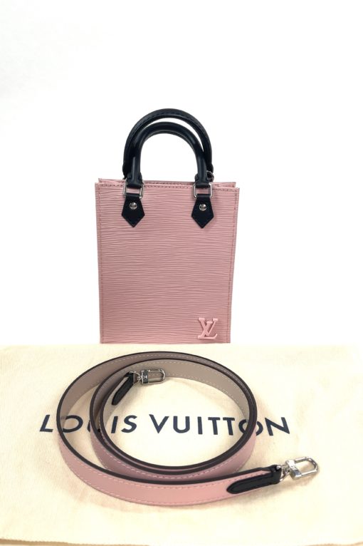Louis Vuitton Epi Petit Sac Plat Rose Ballerine